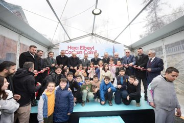 Ümraniye Belediyemiz tarafından yapımı gerçekleşen Hacı Elbeyi Coşkun Camii'sini; Kaymakamımız Yüksel Çelik, Belediye Başkanımız  @ismetyildirimtr , İl Müftümüz Safi Arpaguş ve İlçe Müftümüz Abdulkerim Çelik ile birlikte açılışını gerçekleştirdik.