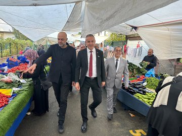 İlçe Başkanımız Salim Çetinkaya’dan AŞAĞI Dudullu Semt Pazarı ZİYARETİ