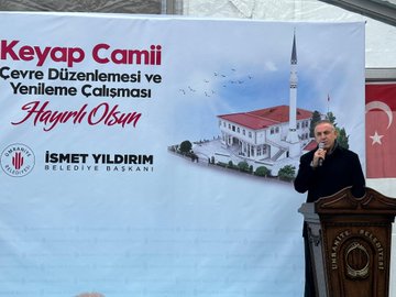 Keyap Camii Çevre Düzenlemesi ve Yenileme Projesi Dualarla Hizmete Açıldı!